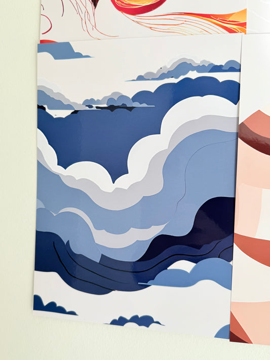 Lucht Poster A4
